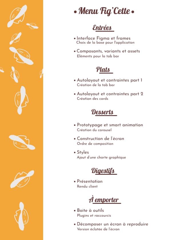 Découpage des numéros Fig'cette